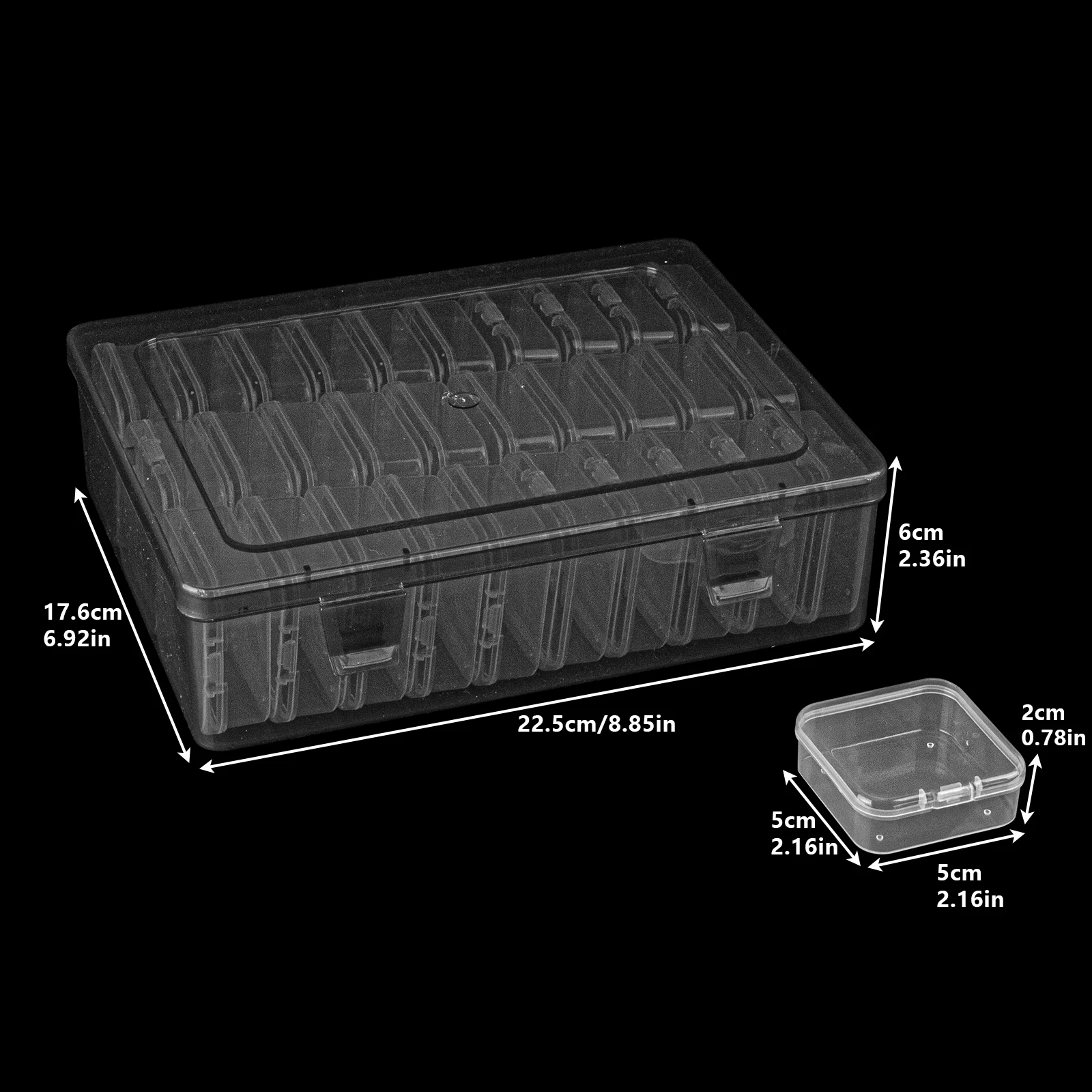Small Bead Organizers 1 Set 30 Grid Bead Storage Containers Portable Organizer Storage Gift Diamond Painting Stone Beads