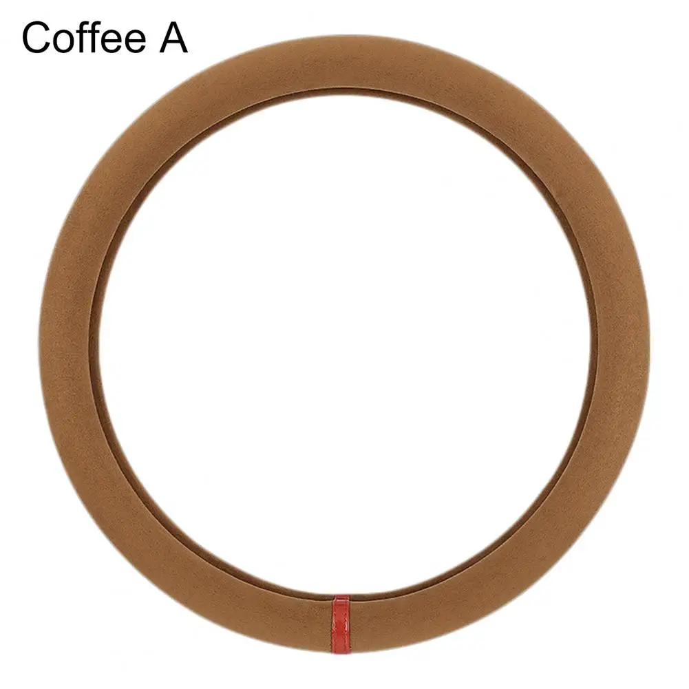 

Car Wheel Cover Reliable Auto Decoration Steering Wheel Protector Anti-Skid Perfect Decor Steering Wheel Cover