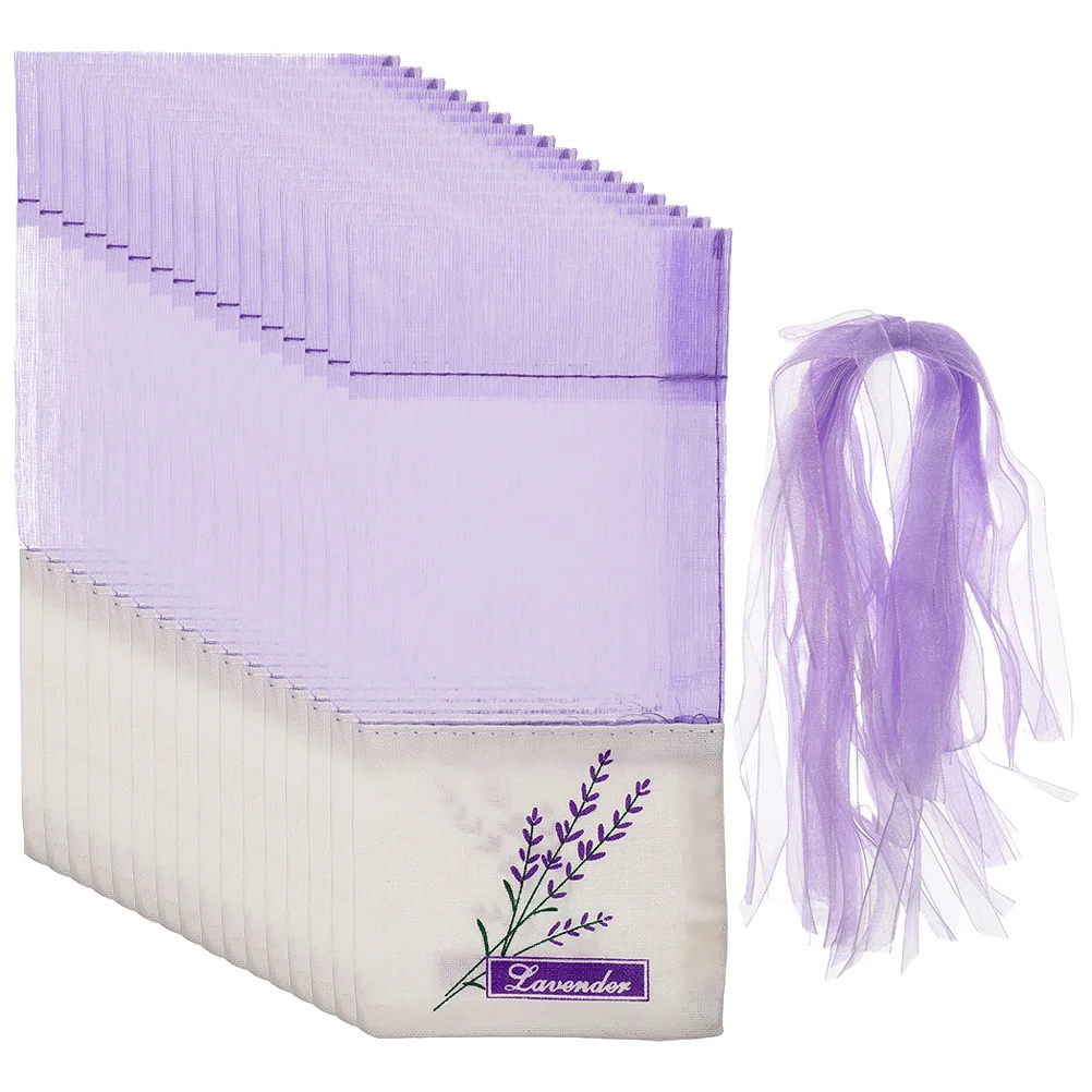 

Sachet Storage Bags Wardrobe Drawstring Lavender Pouch Empty Cotton Decorative