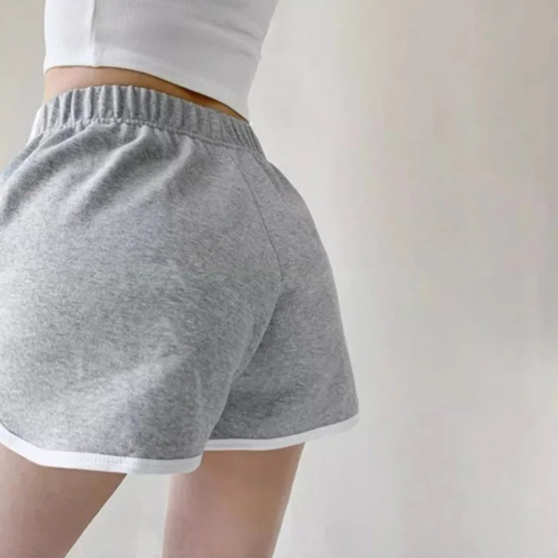 Sports shorts for women's summer outerwear, 2023 new casual pants for slimming, high waisted fitness pants, wide leg hot pants