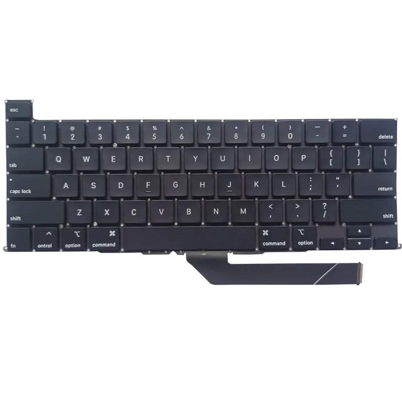 Portátil Inglês Eua Teclado para Macbook Pro Retina 13 2022 2289 A2251 16 A2141 2022 sem Luz de Fundo Novo - Imagem 2