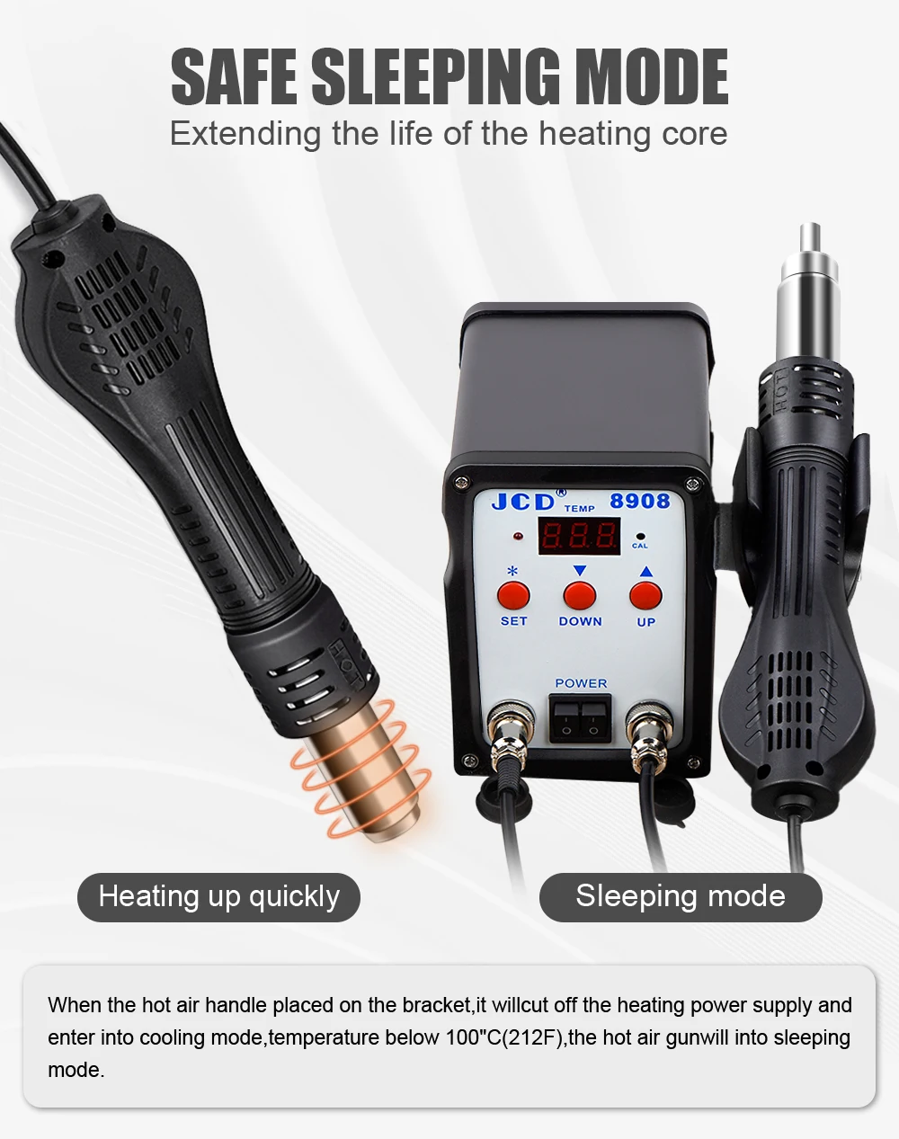Soldering Iron Hot Air Soldering Station DIY Digital Rework Station Phone Repair