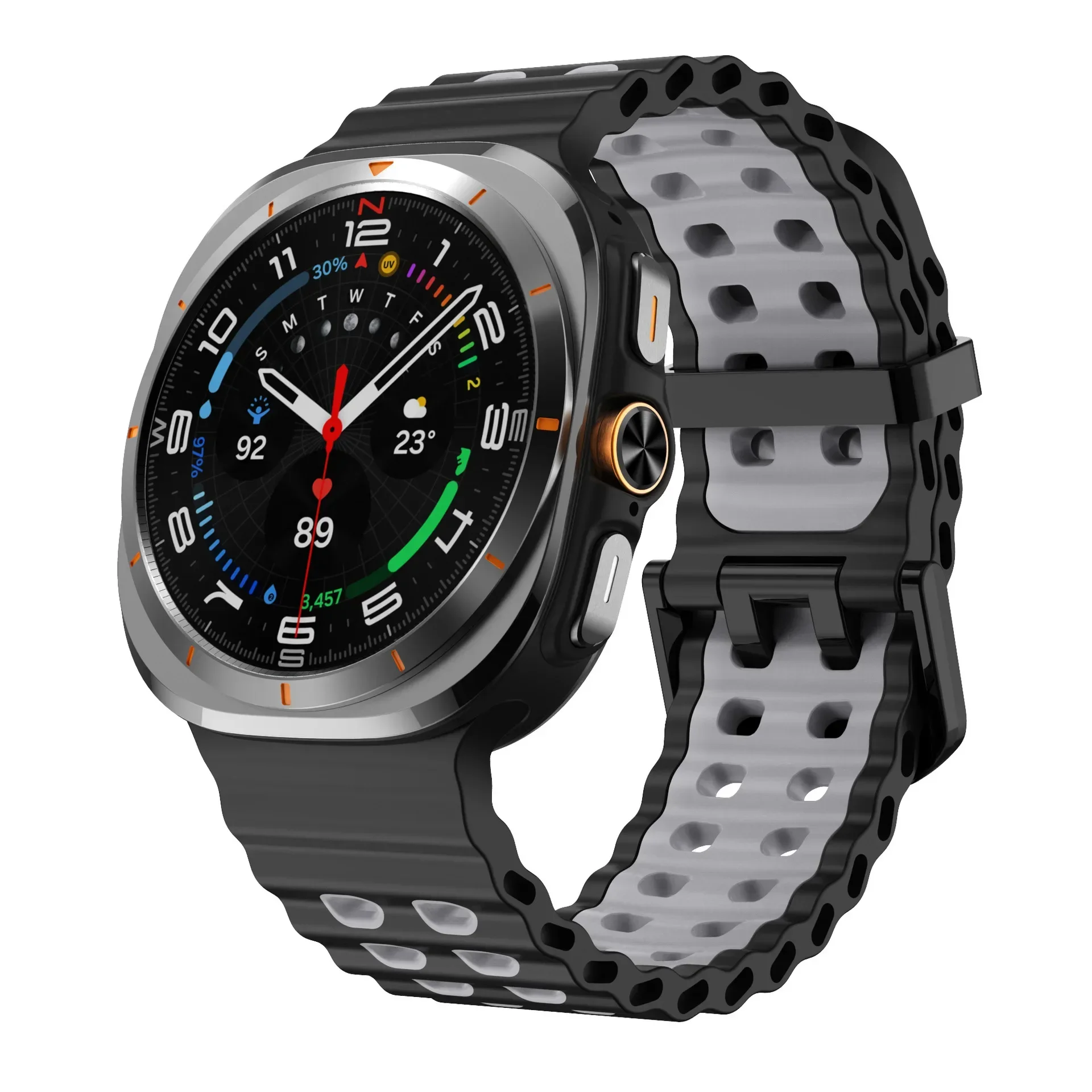 Marine Silicone Sport Band - Breathable Strap