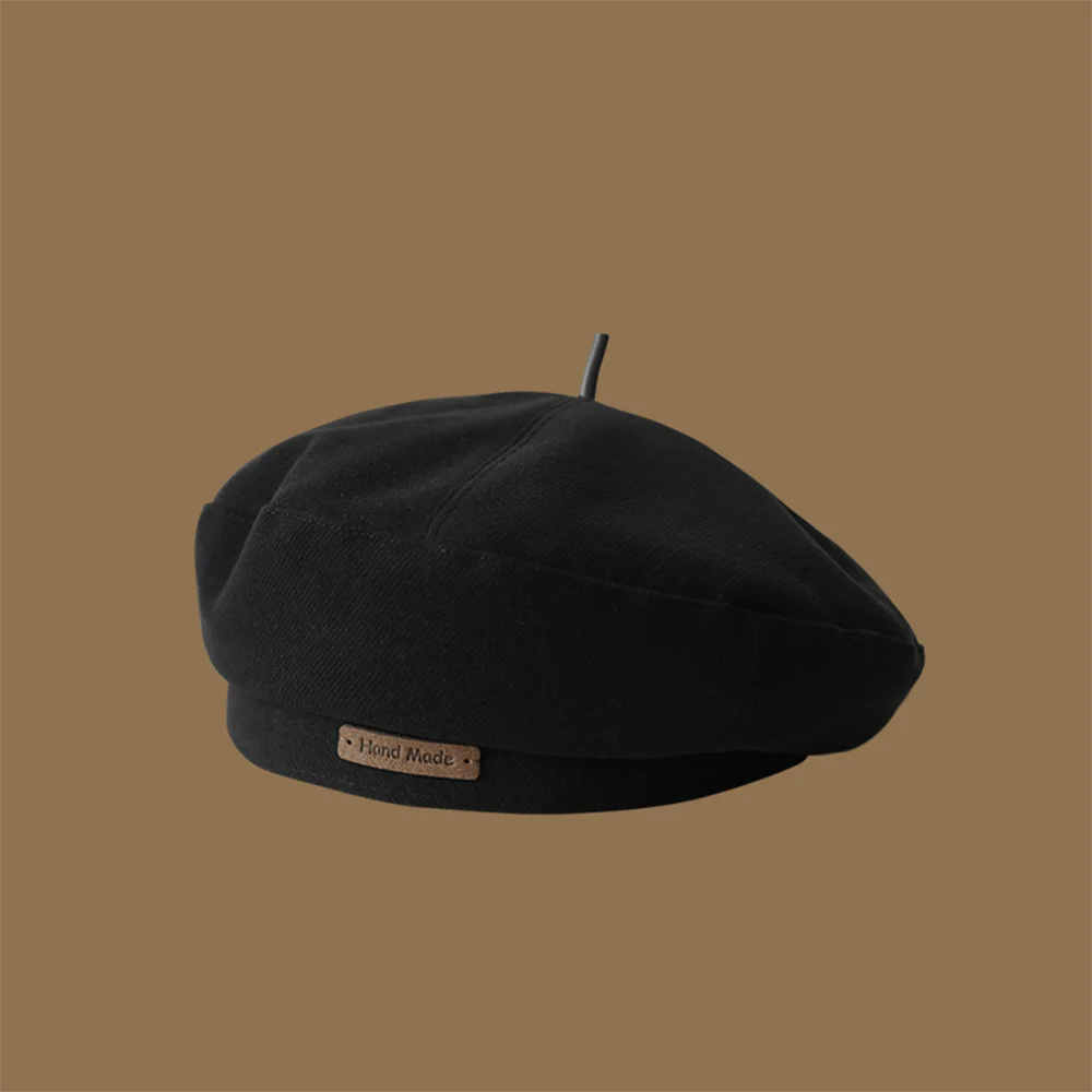 Béret Français En Laine - Classique Et Tendance Pour Homme/femme - Noir - Taille 56-58 Cm - Unisexe