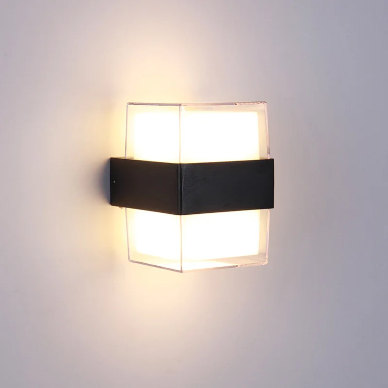 

LED wall lamp, living room, bedroom, bedside lamp, creative outdoor waterproof double head wall lamp, hotel corridor lamp wholes