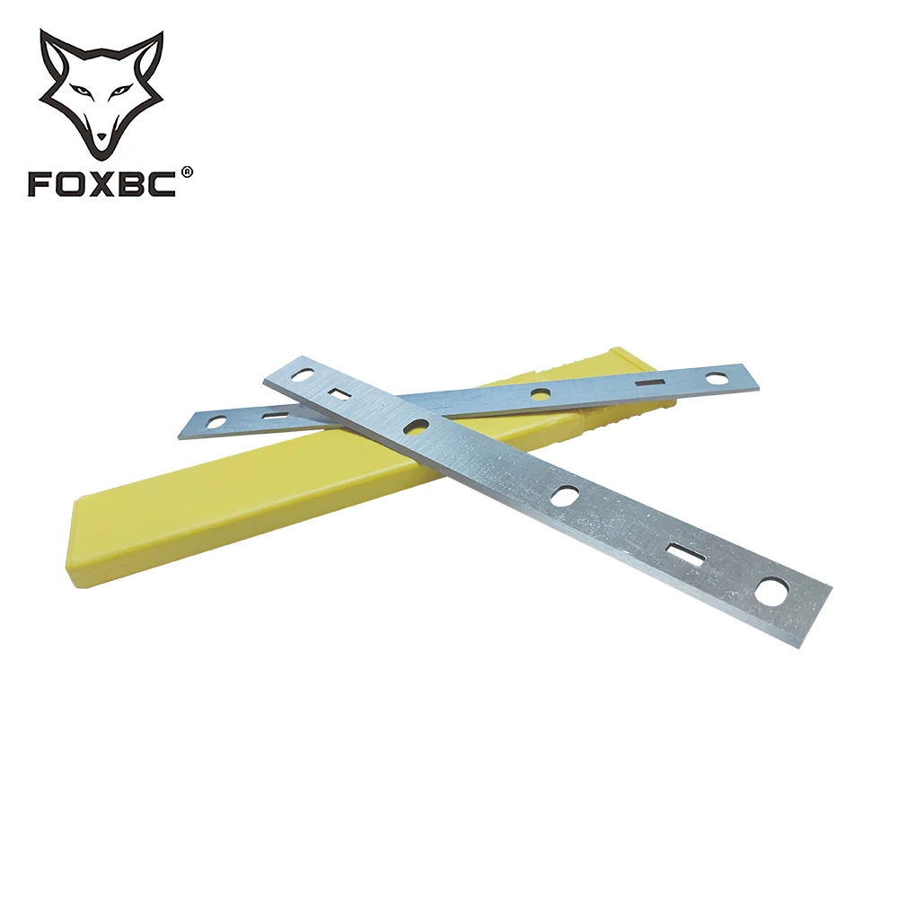 FOXBC HSS 대패 블레이드, Woodstar PT85, Kity PT8500 210mm, 8 인치 대패 나이프, 210x22x1.8mm, 2 개