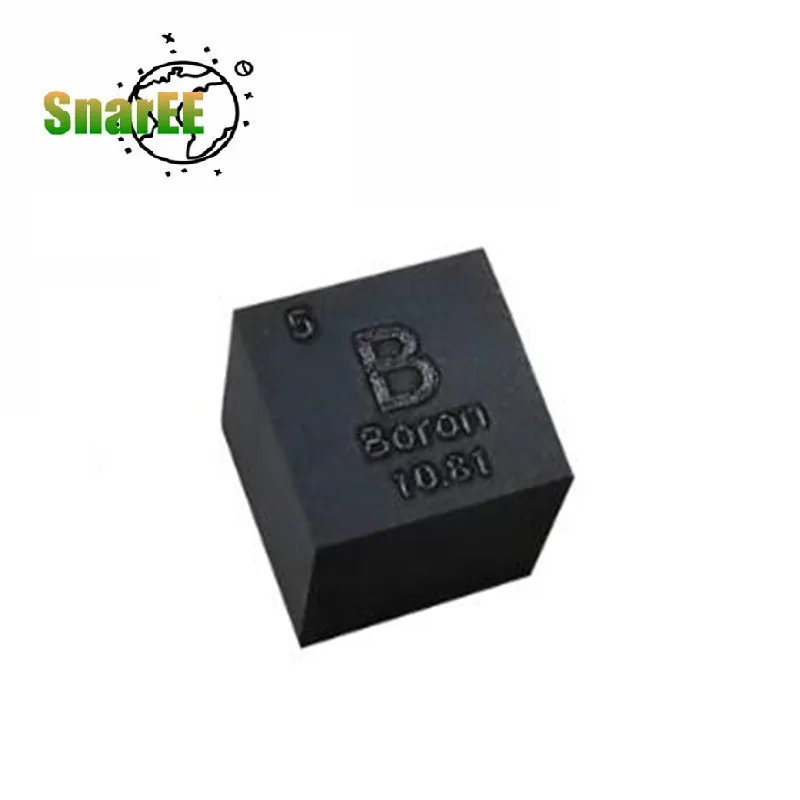 

Boron Element Cube высокой чистоты B Cube Boron Cube 10 мм Периодическая таблица элементов материалы для научных исследований праздничные подарки