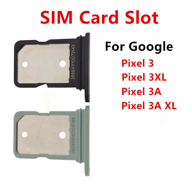 SIM 카드 슬롯 소켓 거치대, Google Pixel 3 XL 3A SIM 트레이 어댑터, 휴대폰 하우징 수리 부품 교체