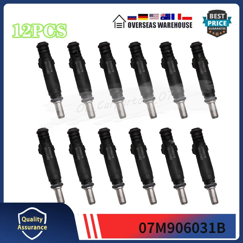 

Set Of 12 Fuel Injectors Fits For Lamborghini Aventador LP-700 07M906031B