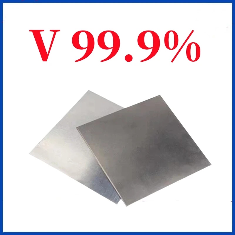 

High Purity Metal Vanadium foil Vanadium Plate Vanadium Plate Vanadium Disc V99.9% can be Customized Processing Size