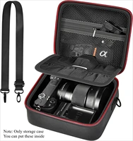 Camera Case for Sony Alpha ZV-E10 Alpha a6400/ a6700/ a6100/ a6000/ a6600/ a6500 Mirrorless Digital Camera, Hard Travel Bag with