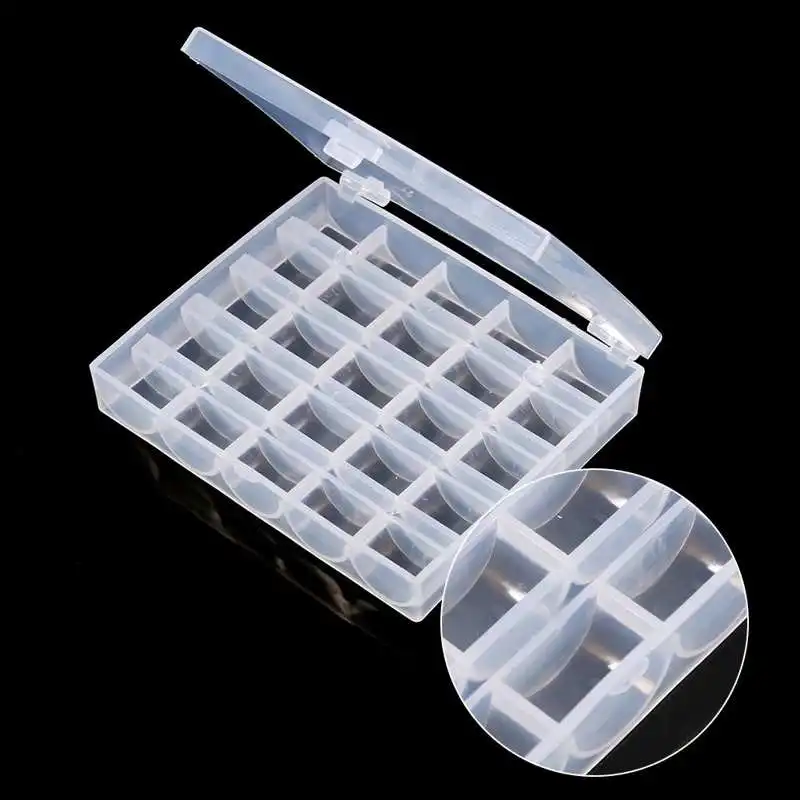 Yarn Bowl Plastic Bobbin Case Storage For 25 Spools 1pc
