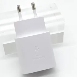 Samsung 25W Super Fast Charging Type - C Wall Adapter with 1.8M Cable - EU Version - White Charger Only