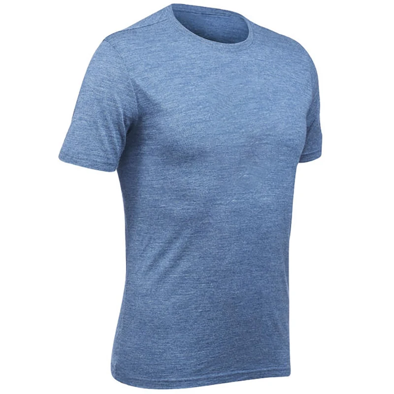 Merino Wool T Shirt Men's Base Layer Tee Men 180GSM Wicking Breathable Quick Dry Anti-Odor USA Size 5