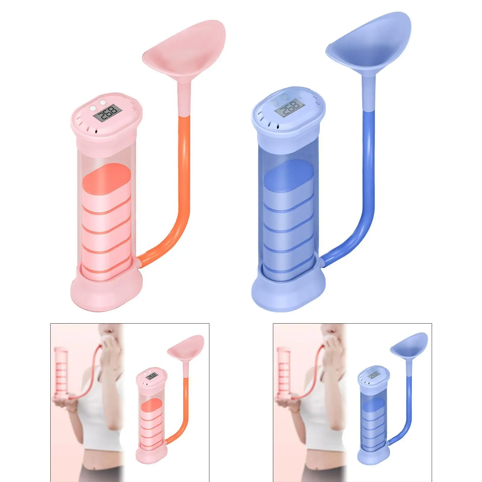 Exhalation Trainer,Compact Strengthener Breathing Dumbbell Breathing Exercise Device for Office Workout Respiratory Gym Fitness