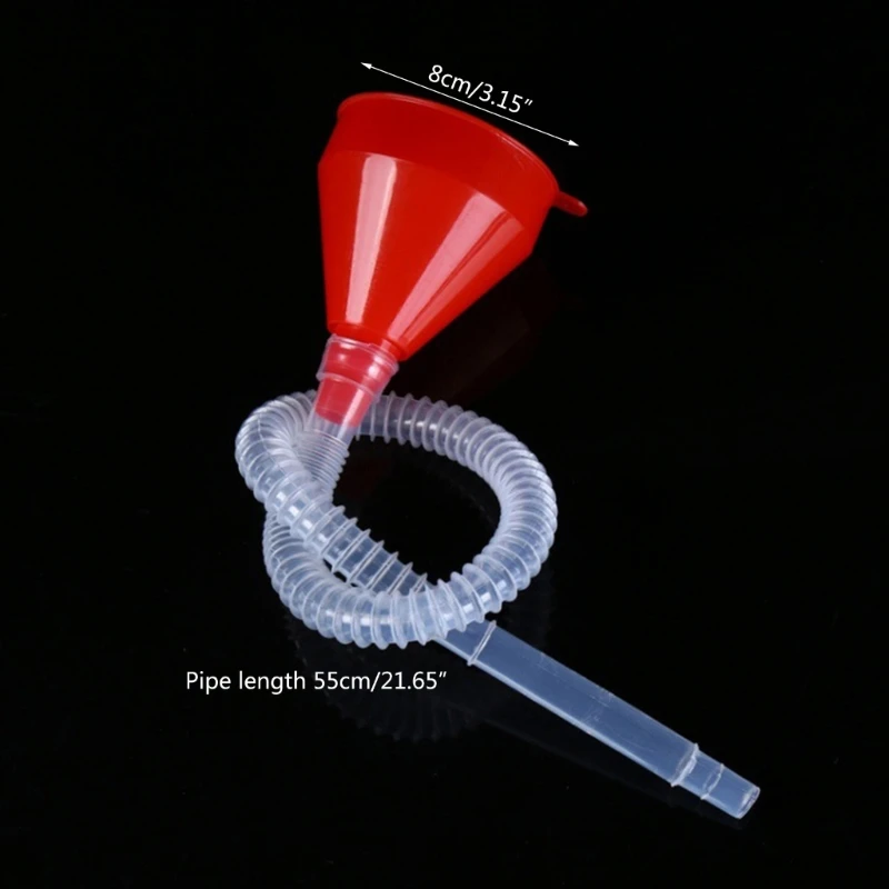 Refueling Funnel with Detachable Hoses Universal Filling Funnel for Motorbike Engine Oil Additive