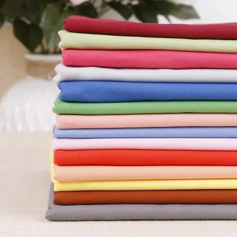Soft Cotton Drill Fabric 90*88 56 Inch Pocket Soft Dress Underlining Cloth Home Sewing Projects High Quality Chinese Cotton