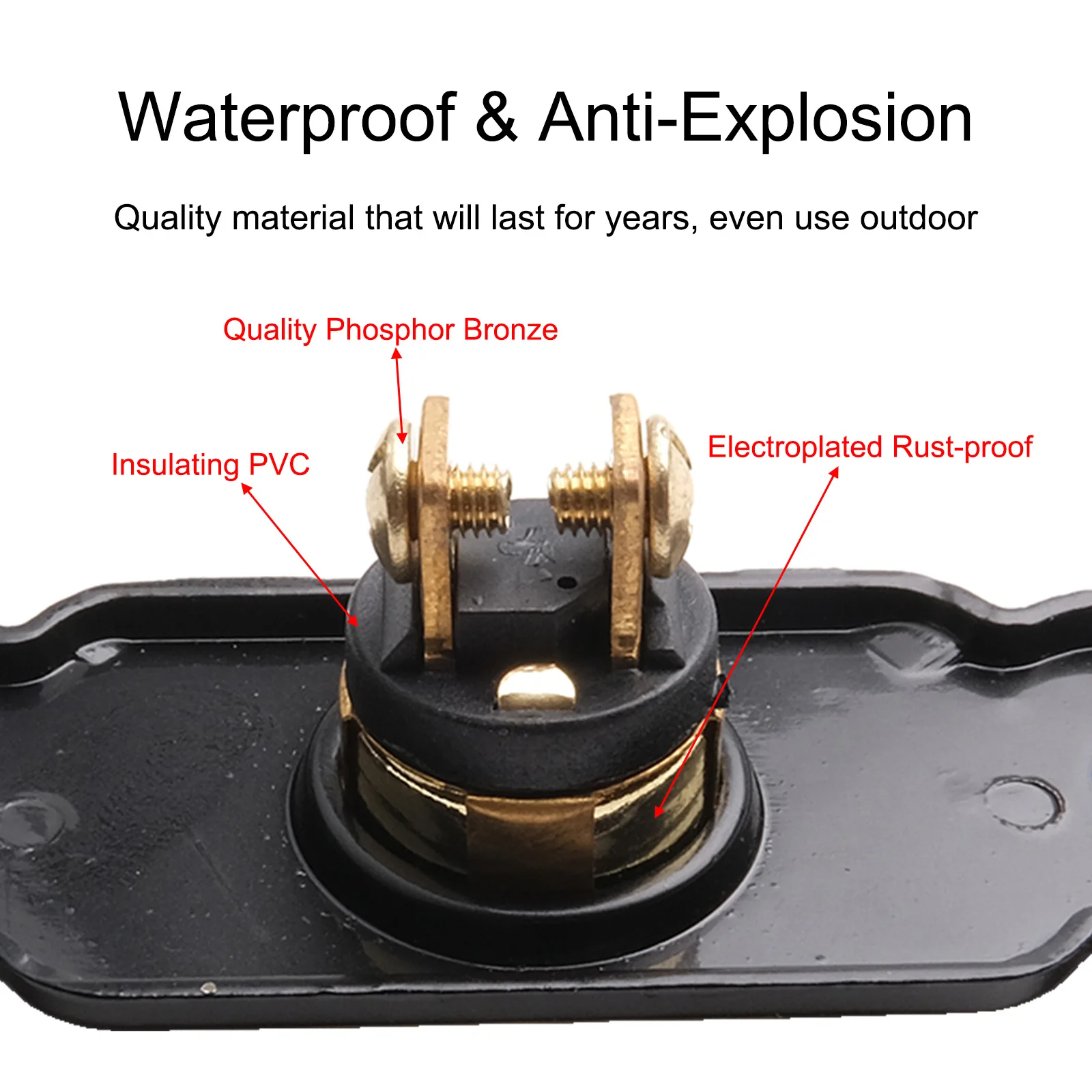 For Front Doors Door Bell Buttons LED Doorbell Button Low-Light Conditions Built-in LED Light Easy Installation
