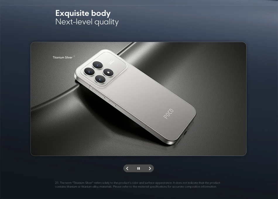 POCO F8 Pro 5G Dual SIM, 12GB+512GB Phone (Global Version) 47 POCO F8 Pro 5G Dual SIM, 12GB+512GB Phone (Global Version) 28