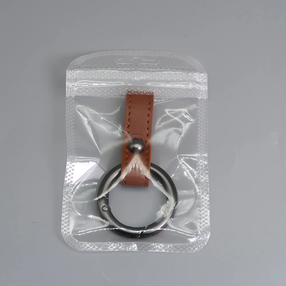 PU kůže šifrovací klíč kroužky přívěsek víceúčelové zinek slitina prsten keychains spona super lehoučké pánský kreativitu dar