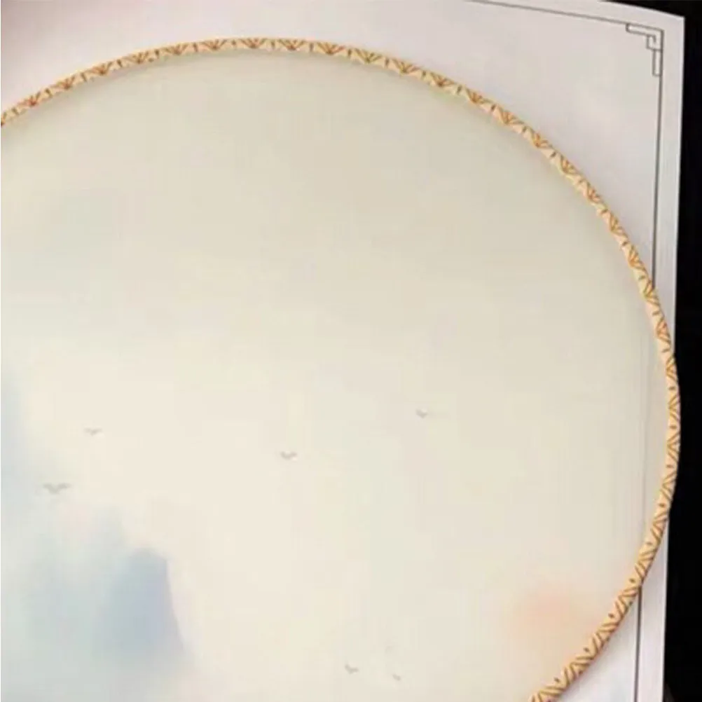 어린이 예술 그림 그리기 DIY 수제 공예 어린이 창의력 개발 선물 아이디어를 위한 실크 접이식 부채 빈 표면