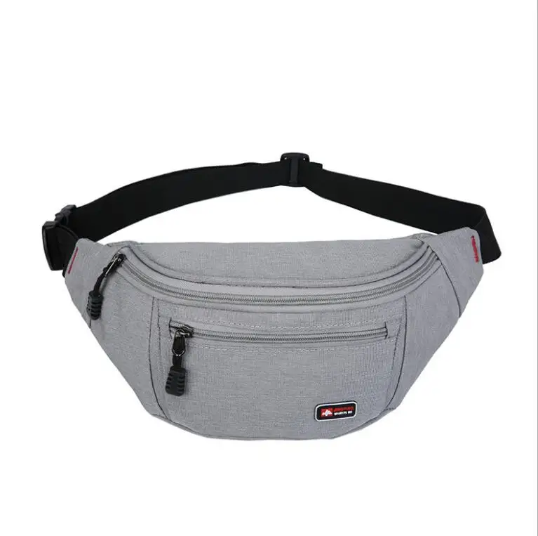 

2023 Men Waist Packs Chest Bag Zipper Waterproof Bags Travel Purse Phone Pouch Pack