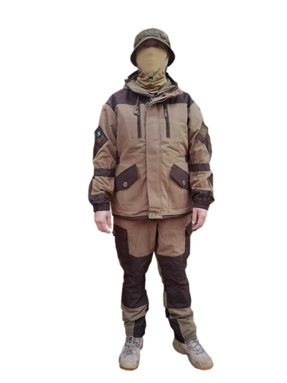 Gorka-5プラスフリースマウンテン戦術戦闘スーツセット、ハイキング