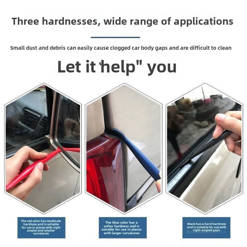 ALIWRAP 1/3Pcs Car Vinyl Micro Wrap Stick Squeegee Different Hardness Stickers Gasket Scraper Window Tint Film Installation Tool