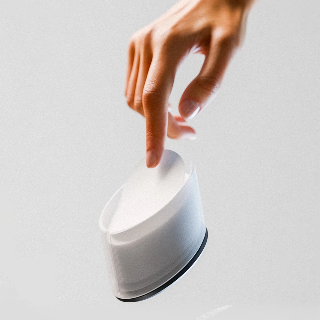 Round Coffee Filter Paper Storage Box Filter Paper Holder and Container for 58mm Espresso Protafilter coffee accessories organizer