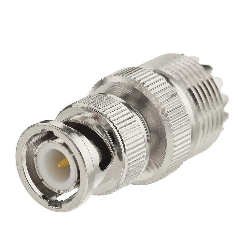 

Superbat BNC-UHF Adapter BNC Male to UHF Female Straight Metric Version RF Coaxial Connector