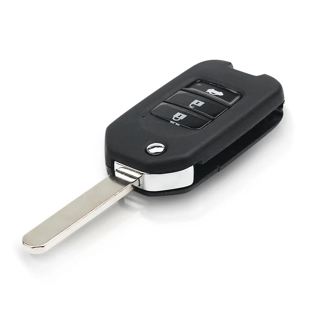 KEYYOU For Honda Civic City Accord CR-V HR-V Jazz Vezel FR-V Flip Key Housing Cover 1PCS NEW Car Key Shell Case