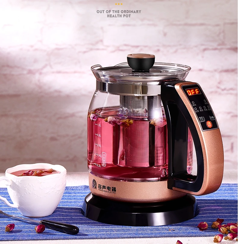 1pc Electric Kettle 2L Large Capacity Automatic Power Outage Anti-scalding  Curling Boiling Kettle Household Stainless Steel Electric Hot Kettle