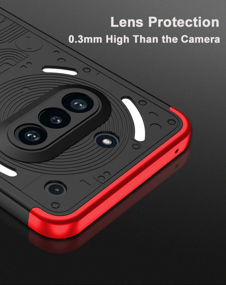 Original Case For Nothing Phone 3A Case Light Precision Hole Shockproof Plastic