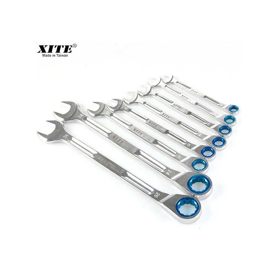 

XITE Ratchet Double Purpose Spanner Fast Plum Open Wrench Auto Repair Bike Tools
