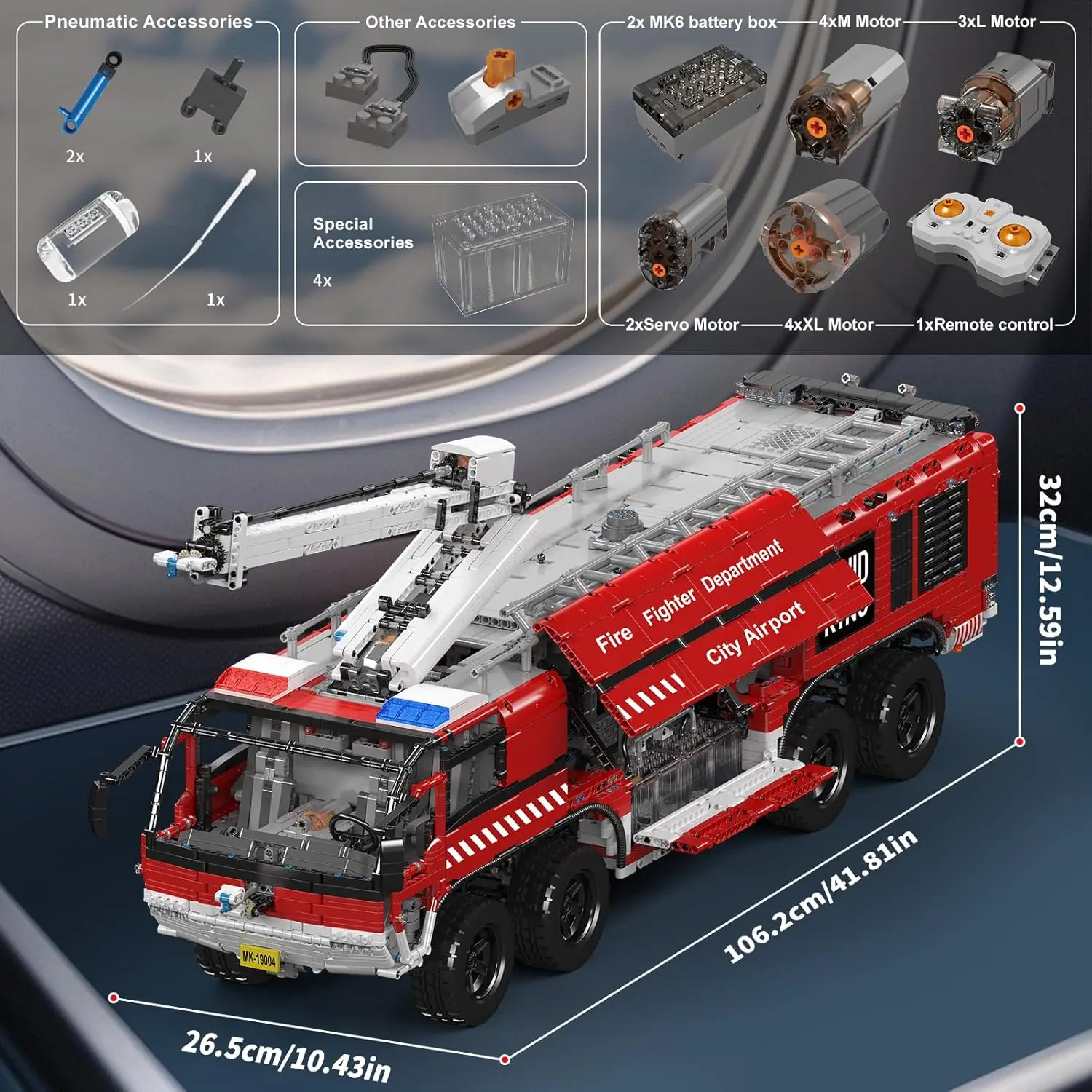 おもちゃ消防車 TANK 赤 金属製 サウンドポンプ消防車 4962603005782 3歳から | イオンスタイル