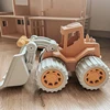 Children's beach toy straw beach bucket set can be loaded with sand digging tools to water flowers outdoor wheat straw toys. 1