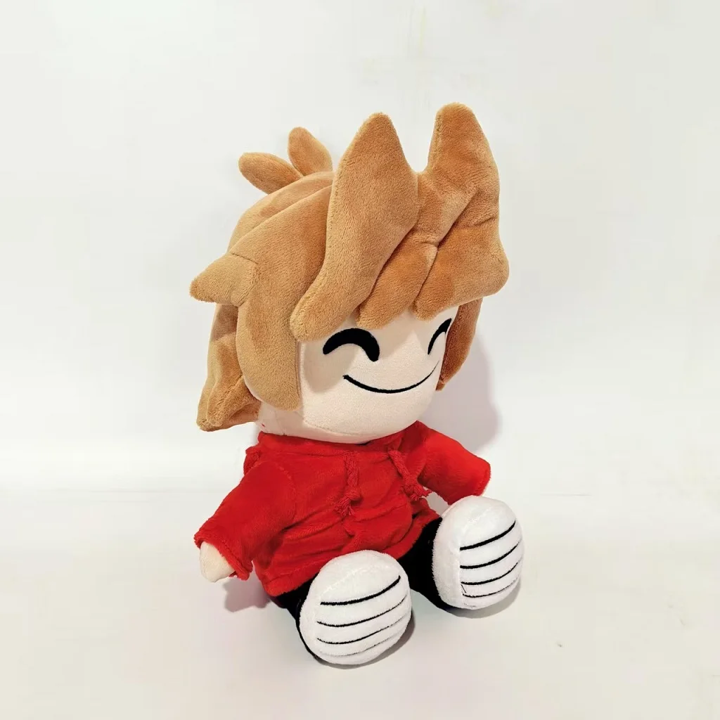 Neu auf Lager: 9 Zoll Anime Eddsworld Tord Plüschtier, Sammlerstück, Geschenk für Kinder, Weihnachts-Cartoon-Plüschfigur
