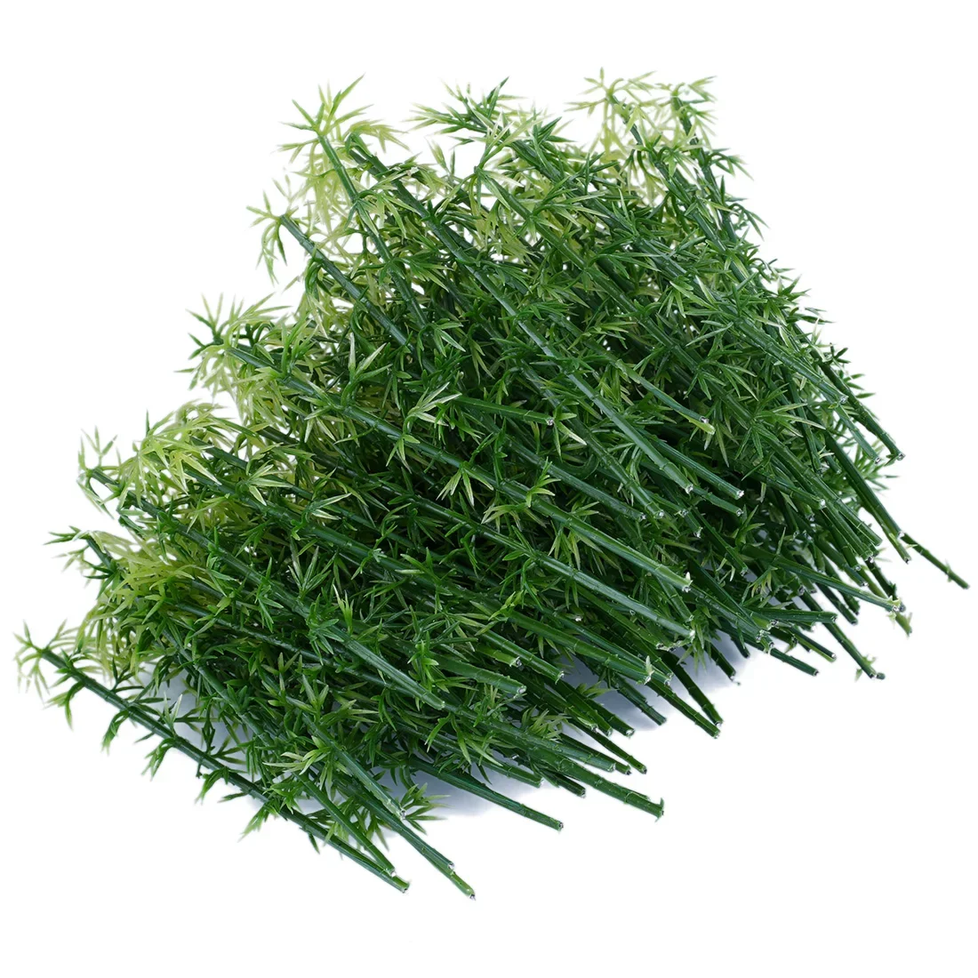 Set of 100 Plastic Miniature Bamboo Plants for DIY Train Architecture and Landscape Decor (Assorted Sizes)