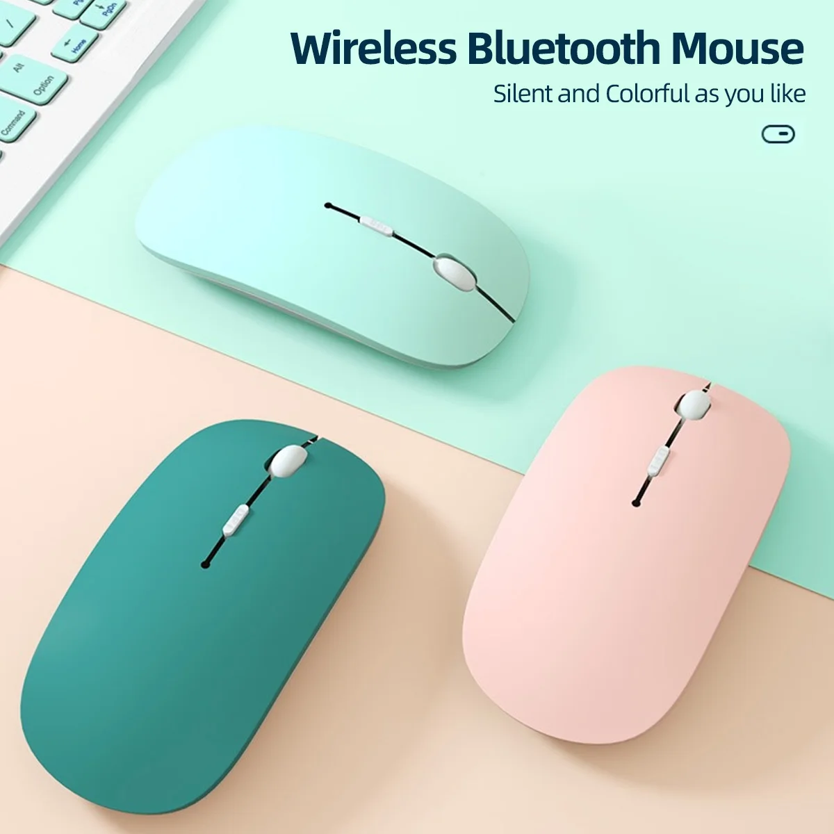sem fio bluetooth mouse para ipad samsung huawei lenovo mipad android windows tablet bateria mouse para computador portátil computador portátil