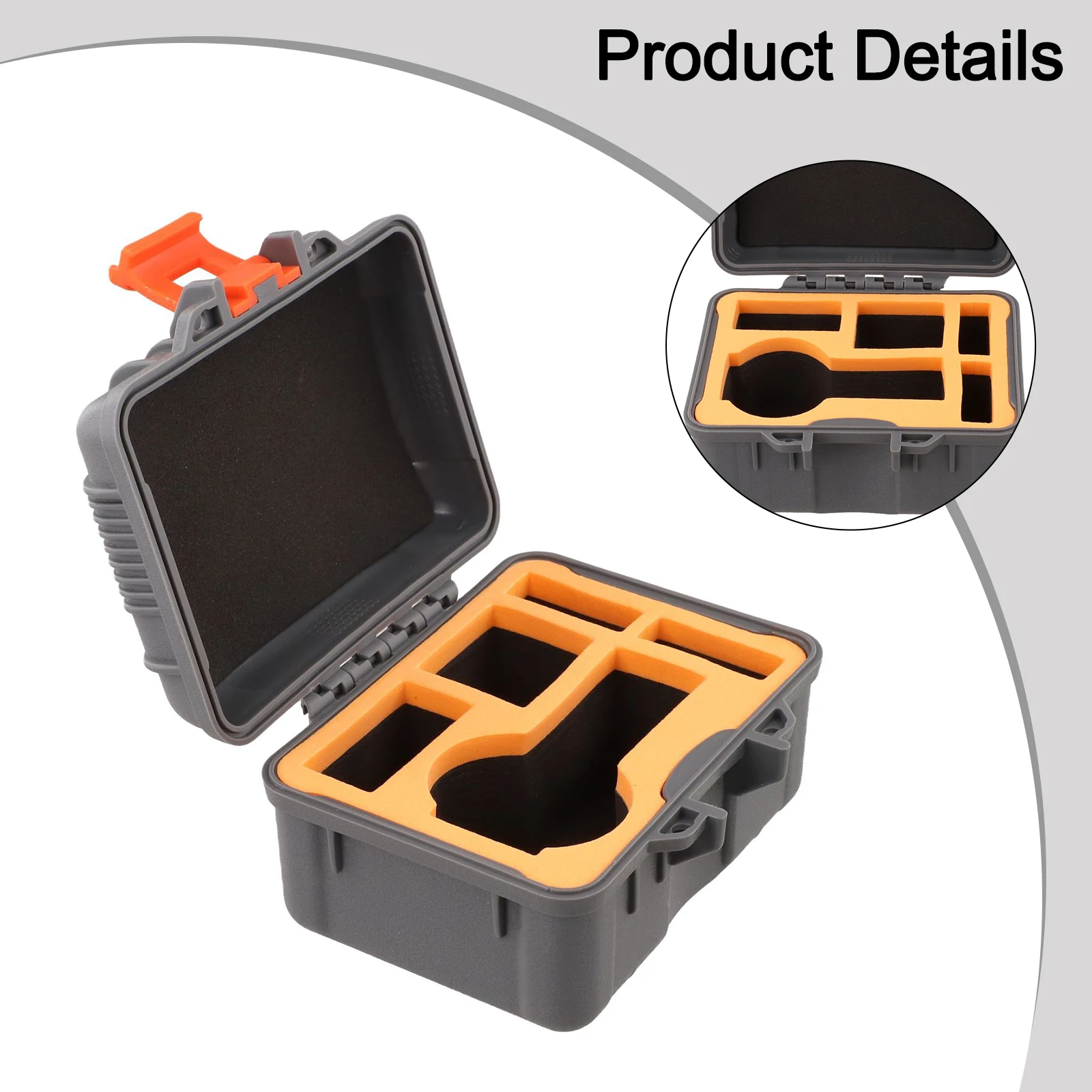 DJI OSMO360과 호환되는 방수 보관함으로, 카메라와 액세서리가 물 손상과 충격으로부터 보호되는 설계입니다.