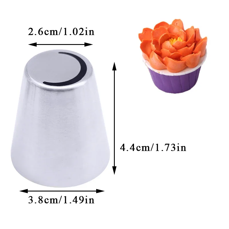 Floral Pastry Nozzles Set for Cake Decorating & Baking