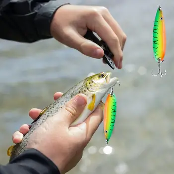 Bass Fishing Set Fishing Gear And Equipment Fishing Lures Accessories Kit Realistic Fishing Lures For Bass Saltwater Bait Lure 5