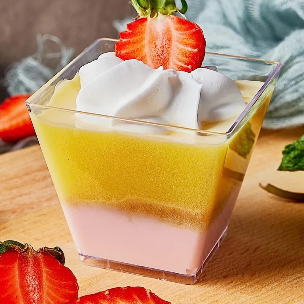 10pcs Mini Heart-Shaped Clear Plastic Dessert Cups – Reusable 2oz Bowls for Ice Cream, ... - SKU CCL60882 - UGI Packaging