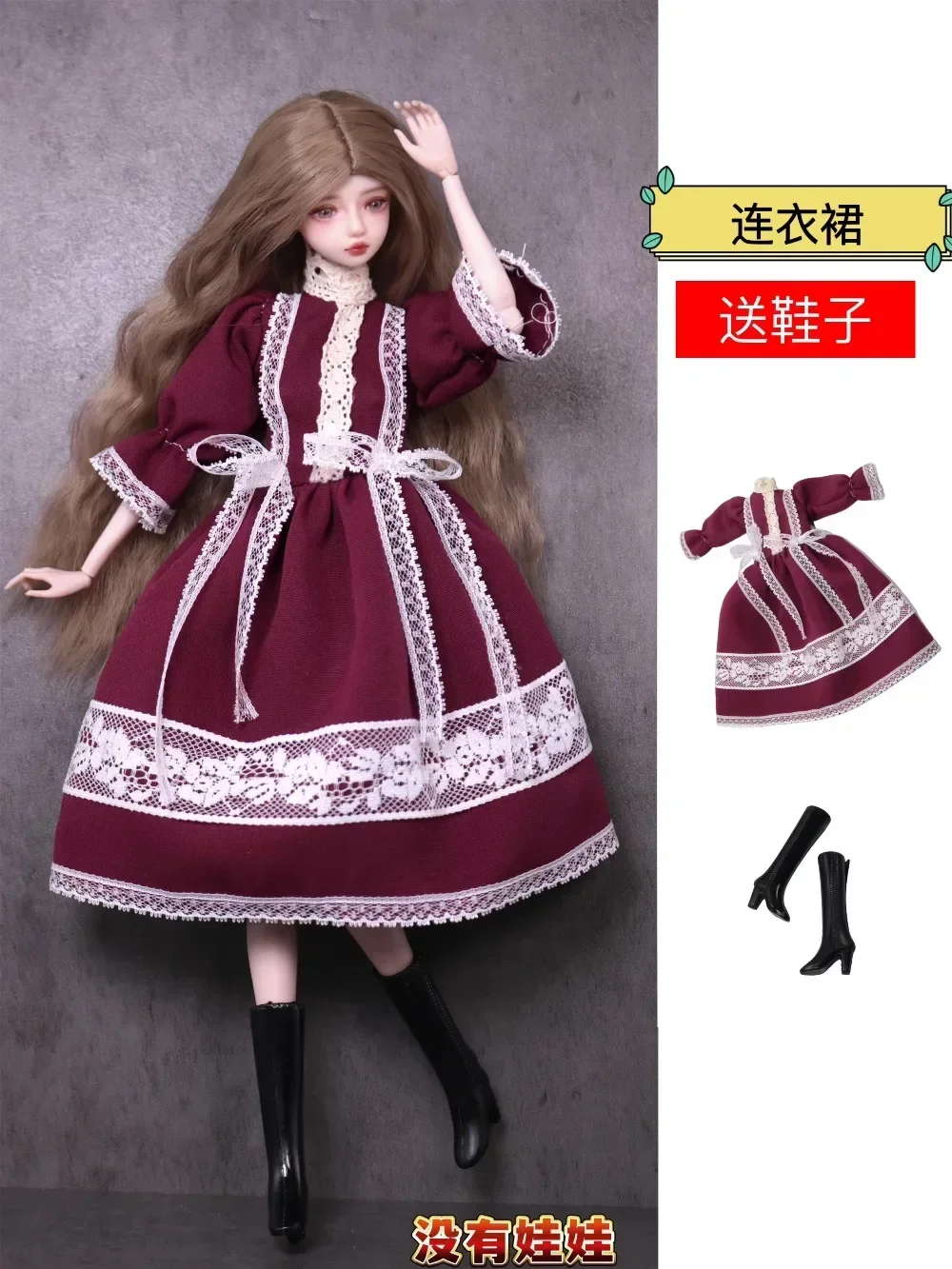 Clothing set / New design long sleeve sweater coat dress sock shoes / doll accessories for 30cm xinyi Fr ST blythe barbie doll 2