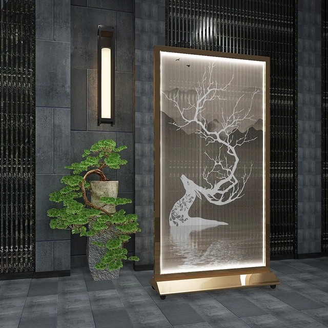 Modern, Világos Alsó Képernyőkkel A Nappali És Szálloda Könnyű Luxus Folyosó Mozgatható Hálószobája Otthon Új Kínai Ülés - Image 3