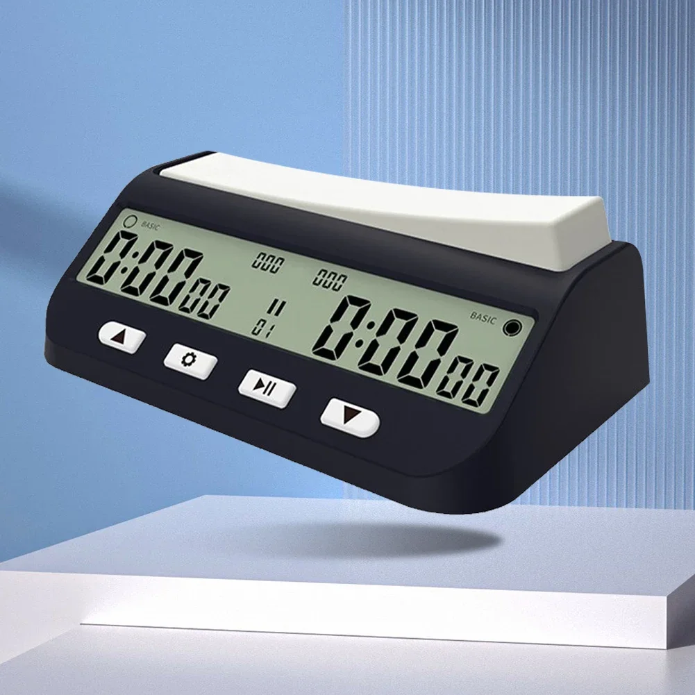 Chess Clock with Basic Bonus Delay and Positive Time Features Game Timer Portable Digital Chess Clock for Board Games