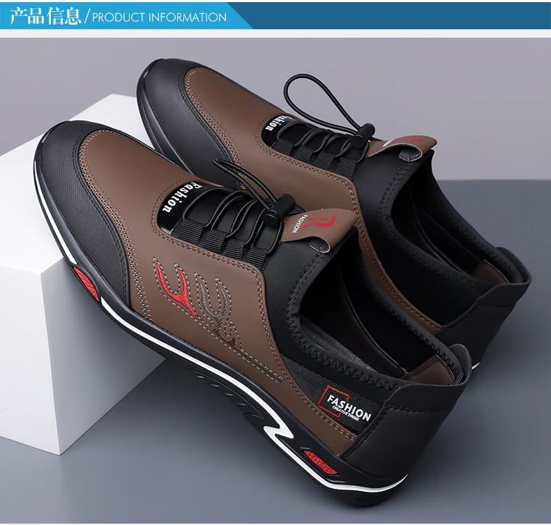 Herrenschuhe, hochwertige Freizeitschuhe, klassische Herren-Sneaker, weicher Komfort, Fahrschuhe, Slip-On-Wanderschuhe – Detail 21