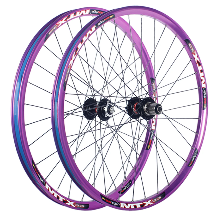 Sunringle 27.5inch Mountain bike wheel set MTX33 MTB Aluminum alloy Disc Brake D041/D042SB hub 8-11S QR Bicycle Wheel