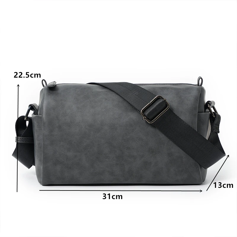 Weiche Leder Eimer Messenger Taschen Männer Barrel Form Schulter Umhängetasche Mode Hohe Kapazität männer Umhängetasche Männlichen Bolso