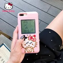 

Hello Kitty for IPhone 7/8P/X/XR/XS/XSMAX/11 12Pro 12 pro max 11pro Personality Creative Game Console Mobile Phone Case